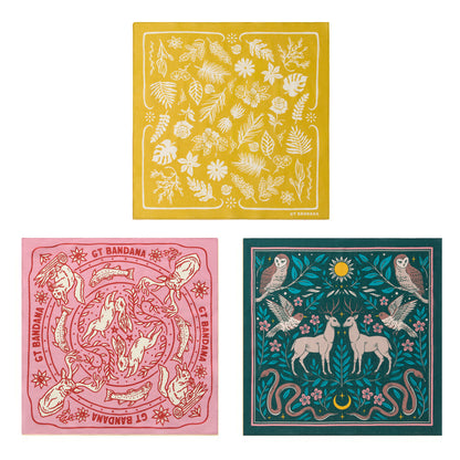 Wilderness Assorted Bandana Set (3-Pack)