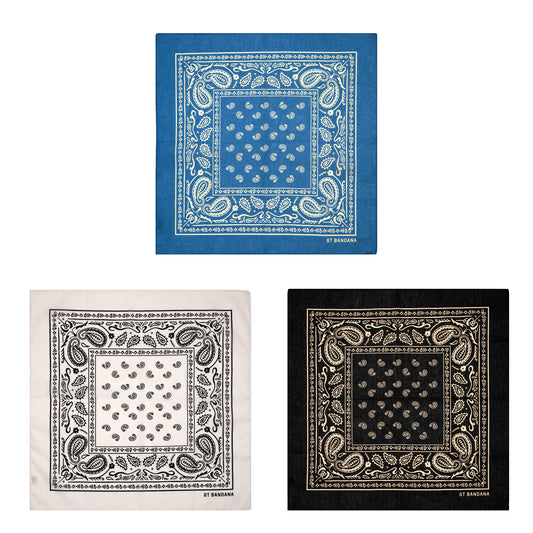 Classic Paisley Assorted Bandana Set (3-Pack)