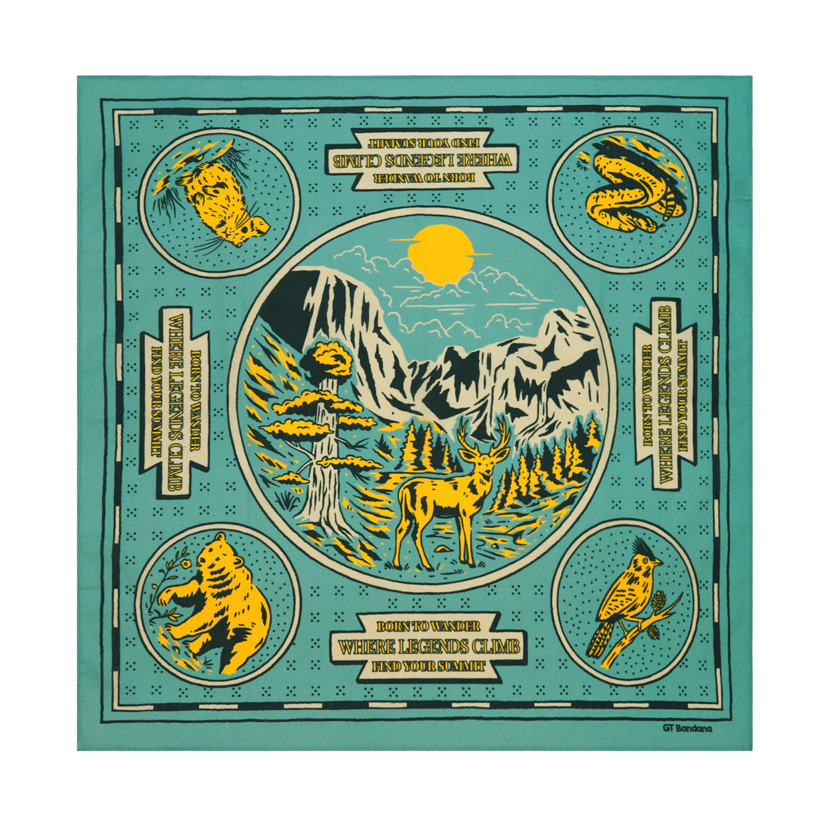Green Mountains and Wild Pastures Bandana