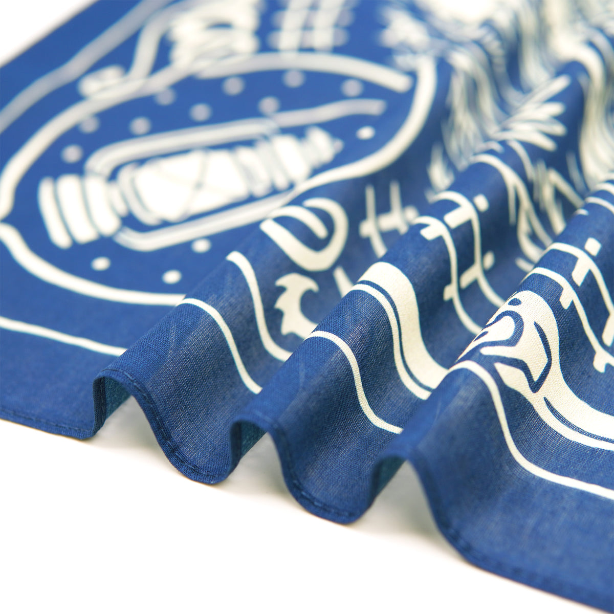 Blue Rail Train Bandana