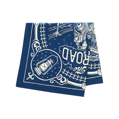 Blue Rail Train Bandana