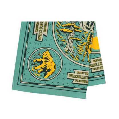Green Mountains and Wild Pastures Bandana