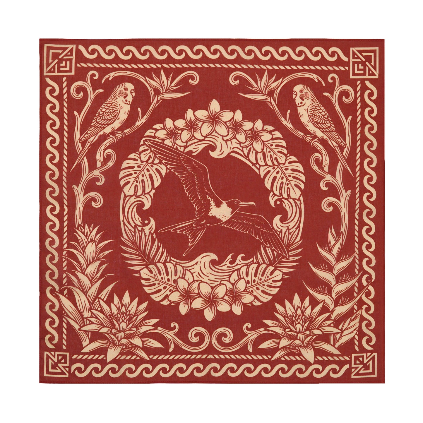 Bird Print Bandana
