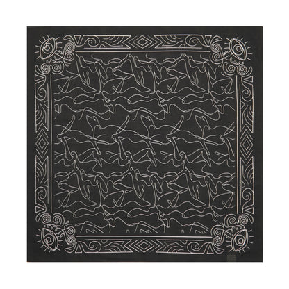 Line Print Bandana