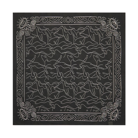Line Print Bandana