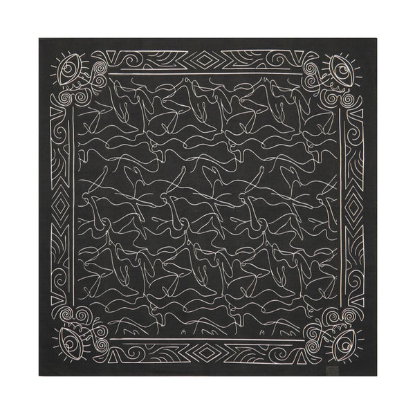 Line Print Bandana