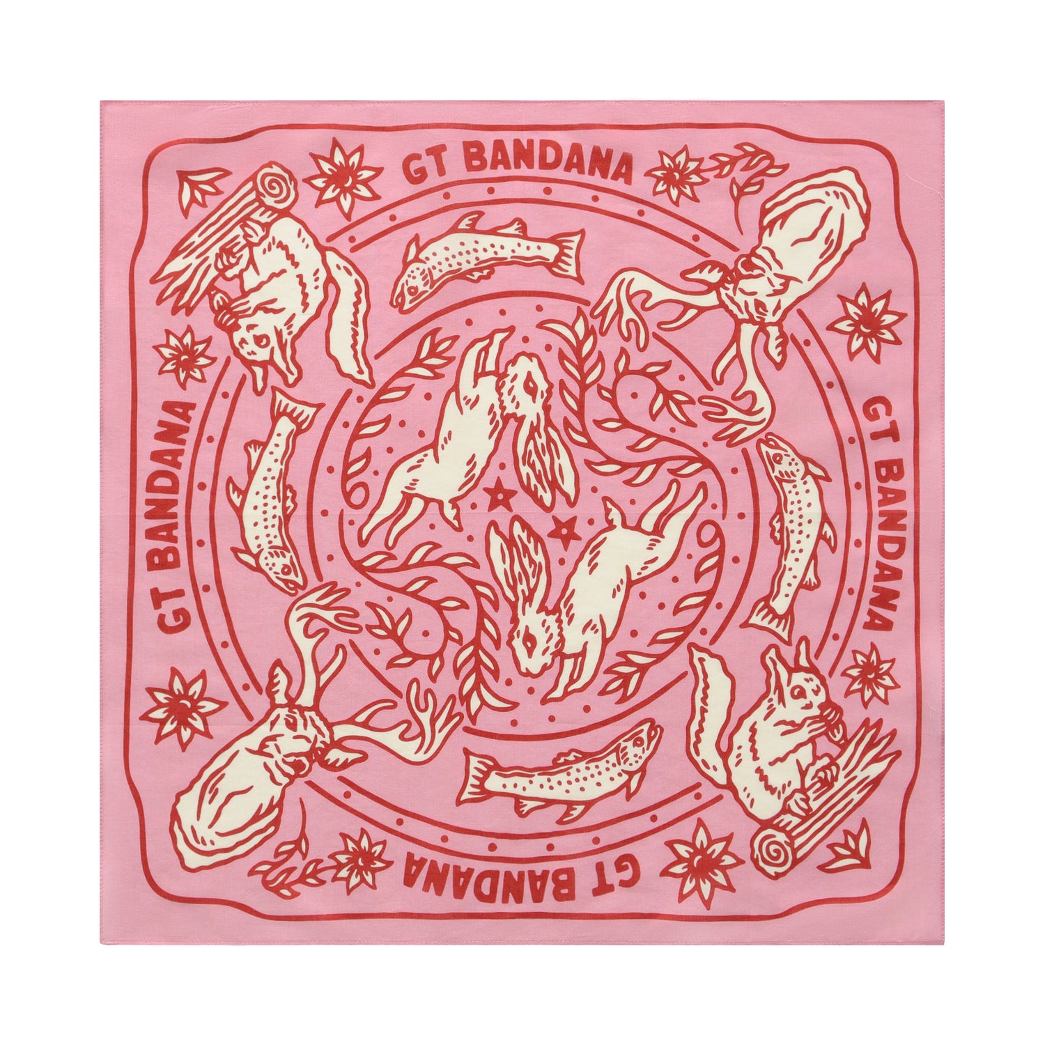 Animal Bandana Pink