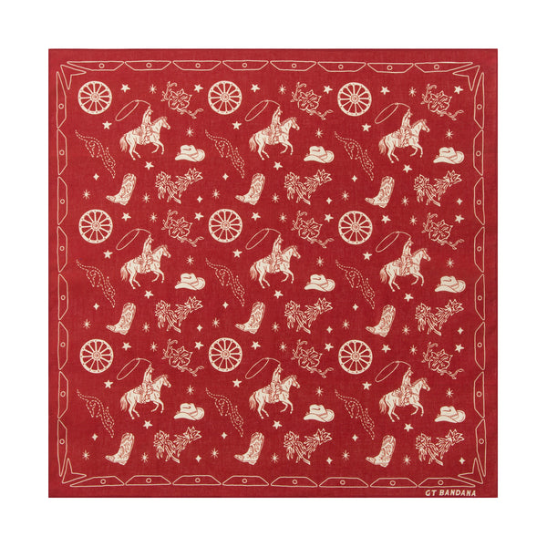 Cowboy Bandana Red