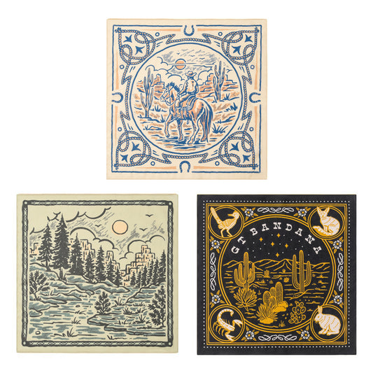 Frontier Assorted Bandana Set (3-Pack)