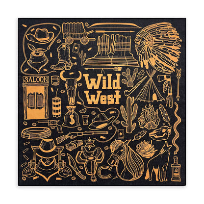 WILD WEST BANDANA BLACK